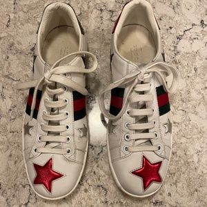 Gucci Star Sneakers Size 9